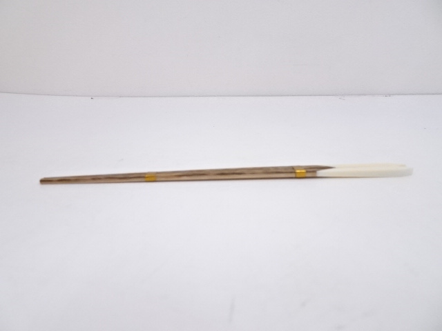 茶道具　菓子箸　古竹製　アンティーク 道具 ] - 道具 象牙柄竹菓子箸 □z | ネットショップ圭 netshop Kei